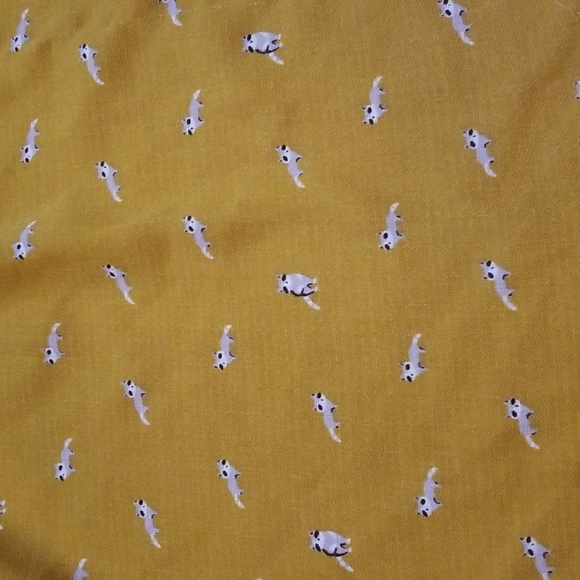 Fun 2 fun yellow raccoon print pull over long sleeve blouse tunic dress 1XL - Picture 7 of 10